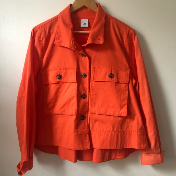 CABI Resort Bright Orange Jacket - Picture 2 of 9